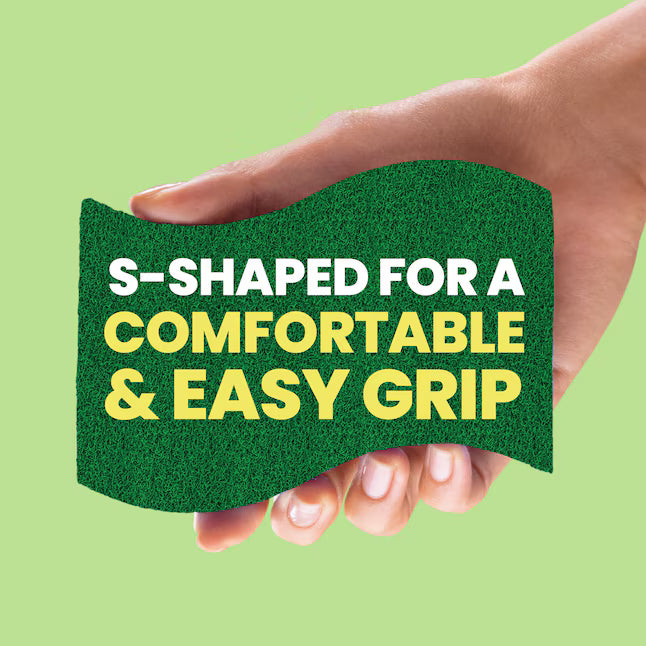 Scotch-Brite Heavy Duty Cellulose Sponge with scouring pad 6 -Pack
