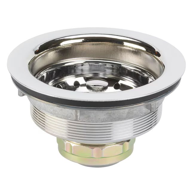allen + roth 3.5-in Stainless steel Rust Resistant Strainer with Lock Mount Included