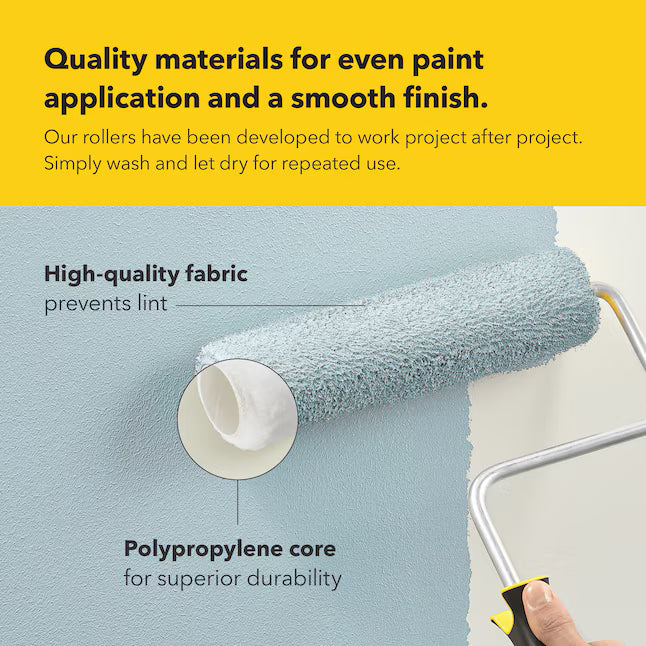 Purdy 6 -Pack 9-in x 3/8-in Nap WhiteDove Standard Woven Paint Roller Cover
