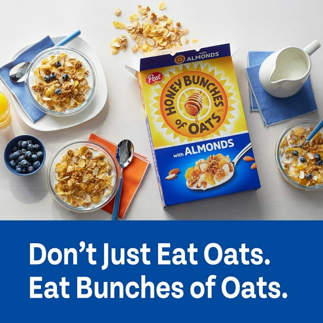 Post Honey Bunches of Oats with Almonds – 48 oz Value Pack