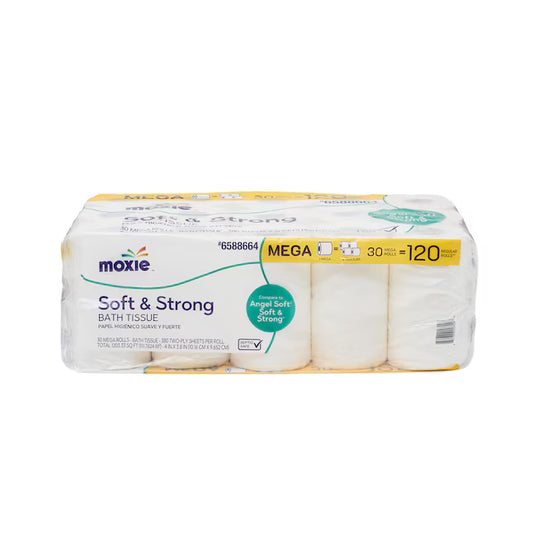 MOXIE 30 -Pack 2-ply Toilet Paper