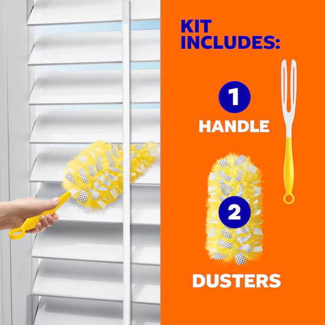Swiffer Dusters Heavy Duty Kit Poly fiber Dusting wand