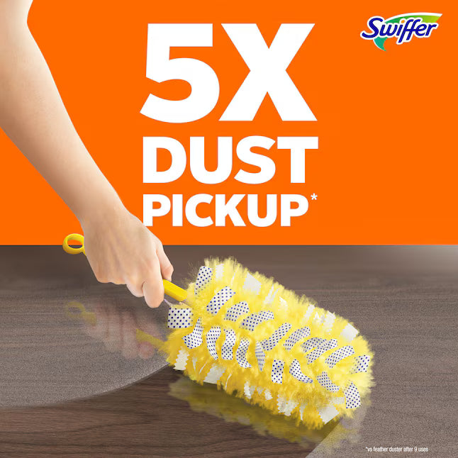 Swiffer Dusters Heavy Duty Kit Poly fiber Dusting wand