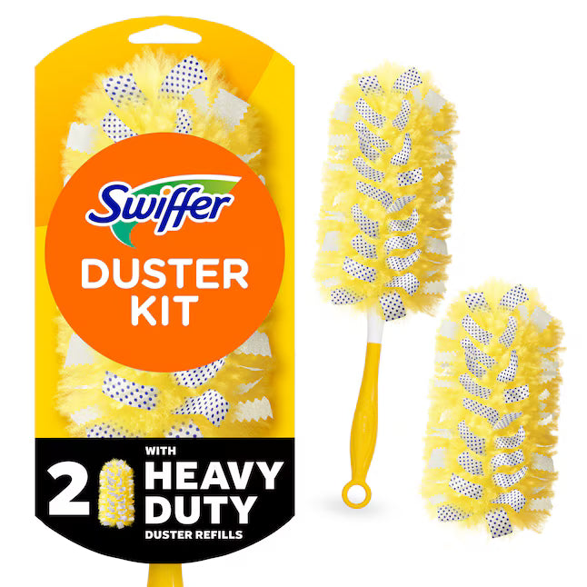 Swiffer Dusters Heavy Duty Kit Poly fiber Dusting wand
