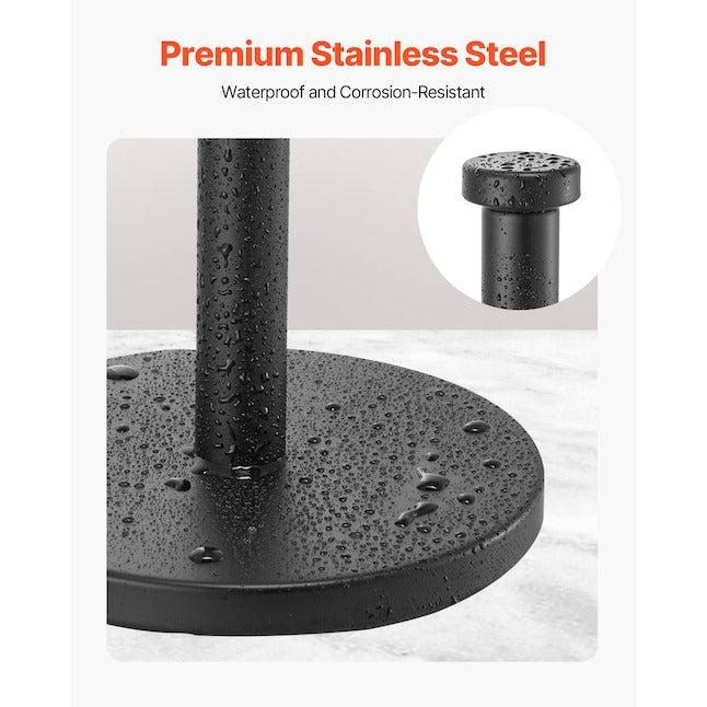 VEVOR Paper Towel Holder Countertop Stainless Steel Kitchen Paper Towel Stand