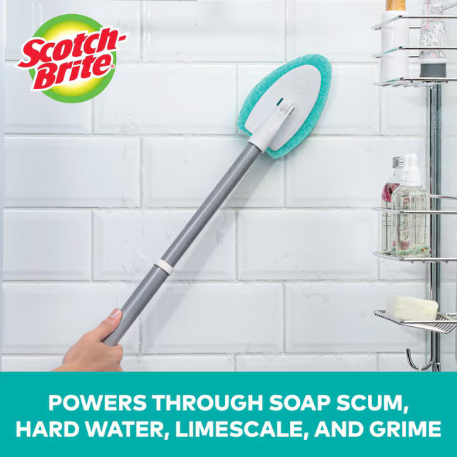 Scotch-Brite Scrubber Refill Poly fiber Stiff Tile and Grout Brush
