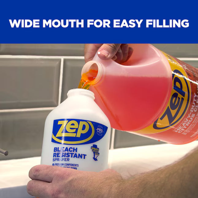 Zep 32-oz Plastic Bleach Resistant Professional Spray Bottle Whole bottle