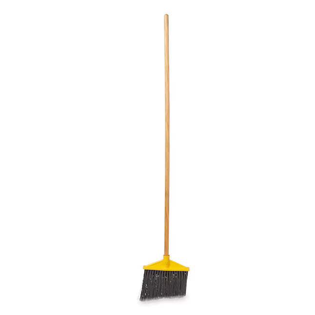 Rubbermaid Commercial Products 10-in Poly fiber Multi-surface Angle Upright Broom
