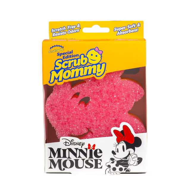 Scrub Daddy Disney Shape Scrub Mommy Pink Minnie Polymer foam Sponge