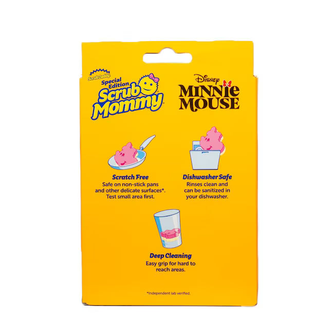 Scrub Daddy Disney Shape Scrub Mommy Pink Minnie Polymer foam Sponge