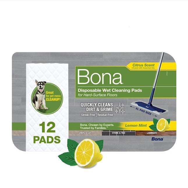 Bona 12-Pack Microfiber Mop Pad