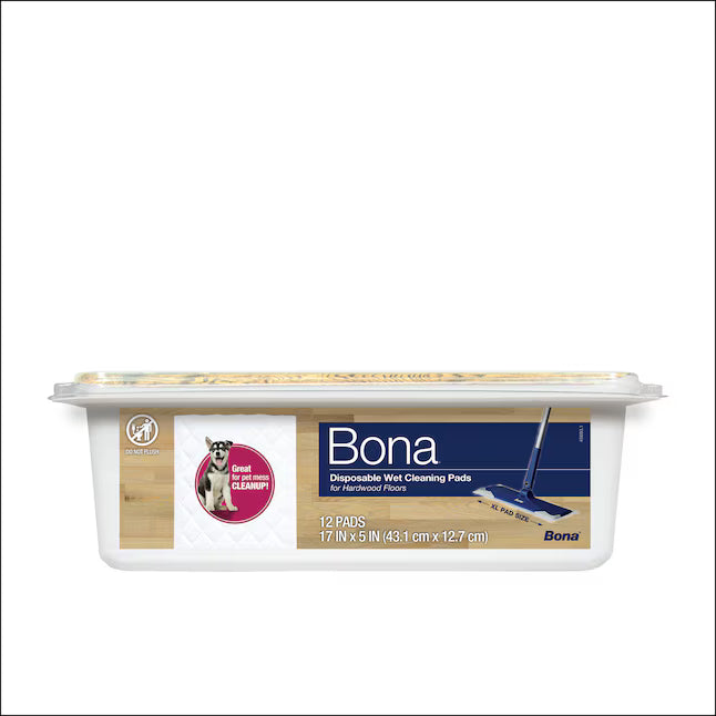 Bona Unscented Pad Floor Cleaner 12 -Count