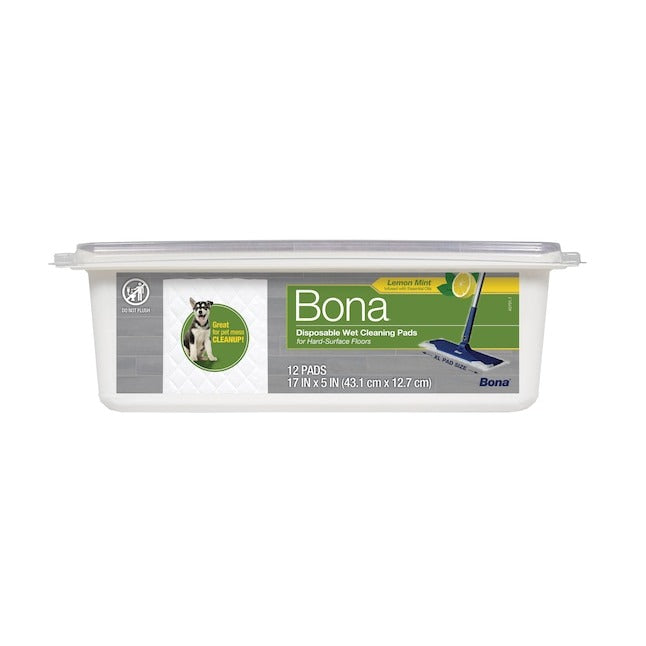 Bona 12-Pack Microfiber Mop Pad