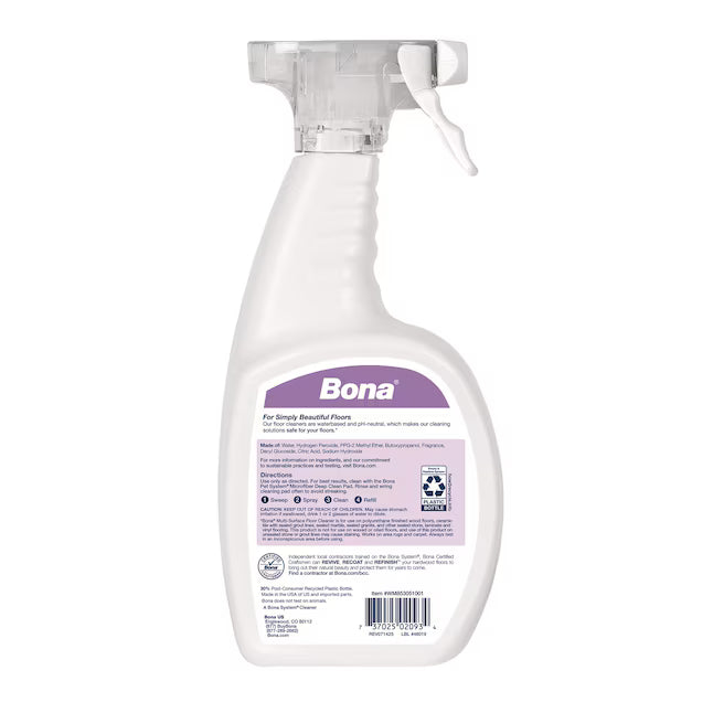 Bona Pet System Unscented Liquid Floor Cleaner 32 -fl oz