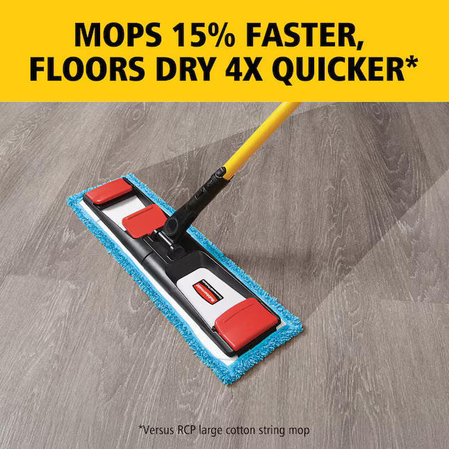 Rubbermaid Commercial Products Adaptable Microfiber Sliding Flat Mop