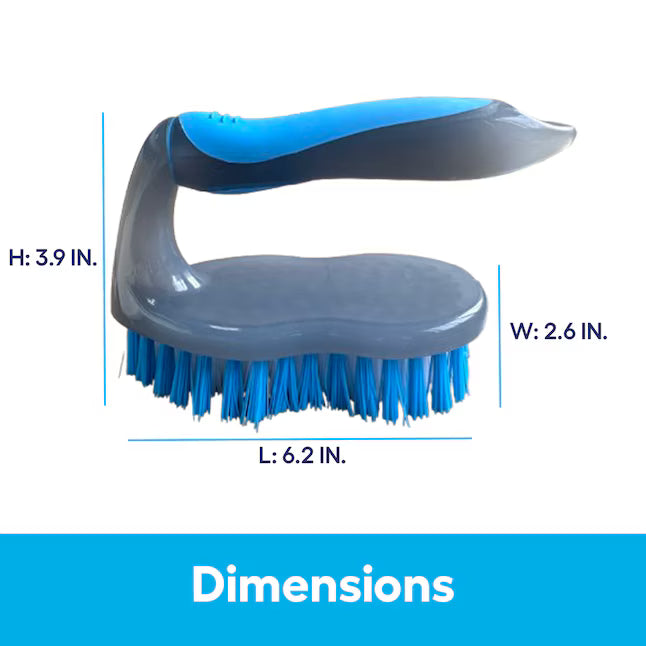 Lowe's Essentials Stiff Brush Poly fiber Scrub brush