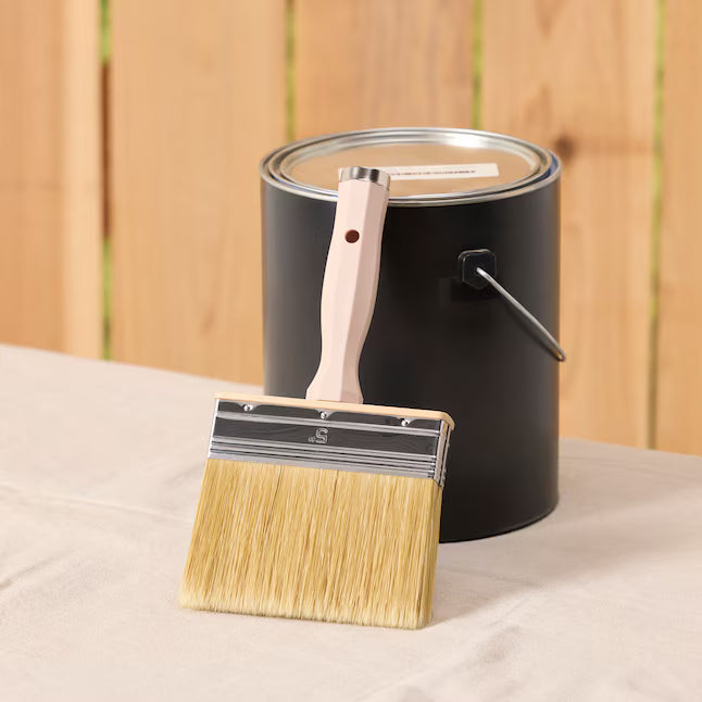 Project Source Better Oil Paints and Stains for Decks and Fences 5-in Reusable Flat Stain Brush