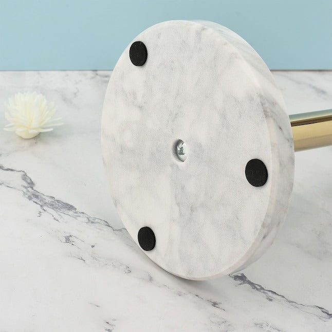 SharpChef Countertop Marble Paper Towel Holder Stainless Steel Finish Rust Proof Fits Most Size Paper Roll