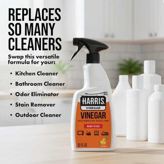 Harris Multi-Use Cleaning Vinegar 32 -fl oz Clean Citrus Liquid All-Purpose Cleaner