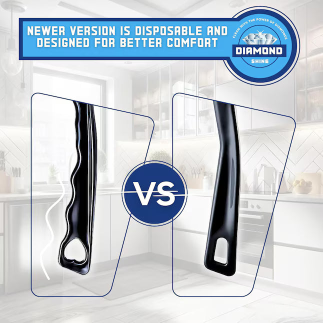 Diamond Shine Crevice Brush 2 -Pack Nylon Scrub brush