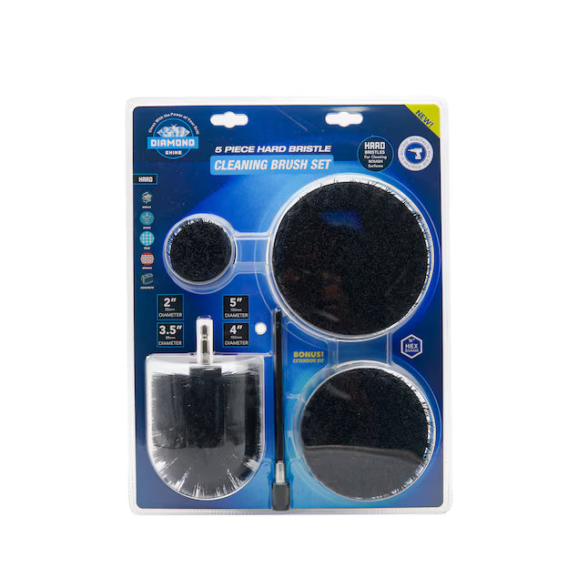 Diamond Shine Drill Brush Nylon Stiff Tile and Grout Brush