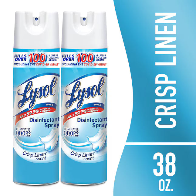 LYSOL 19 -oz Crisp Linen Disinfectant Liquid All-Purpose Cleaner 2 -Pack