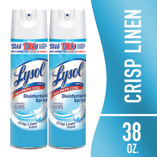 LYSOL 19 -oz Crisp Linen Disinfectant Liquid All-Purpose Cleaner 2 -Pack