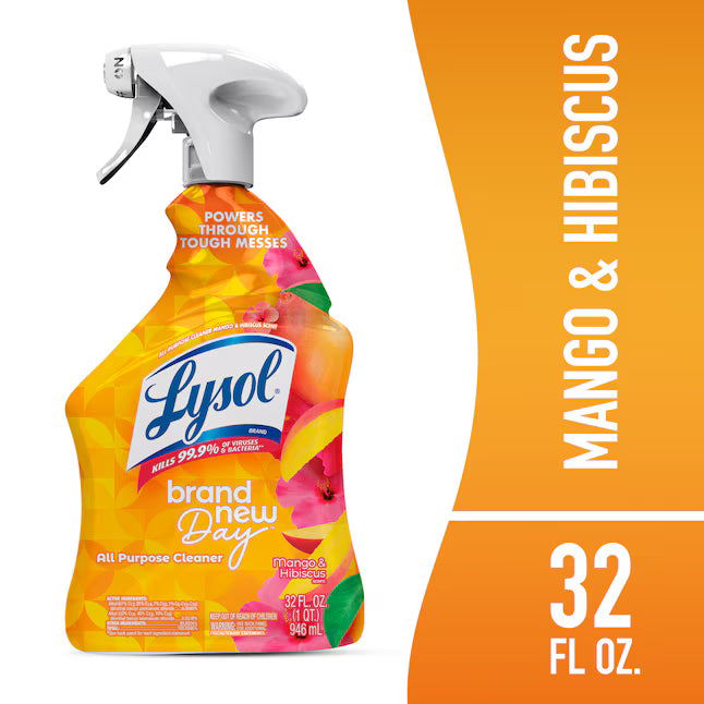 LYSOL 32 -oz Mango and Hibiscus Disinfectant Liquid All-Purpose Cleaner