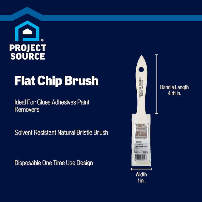 Project Source 1-in Flat Chip Brush