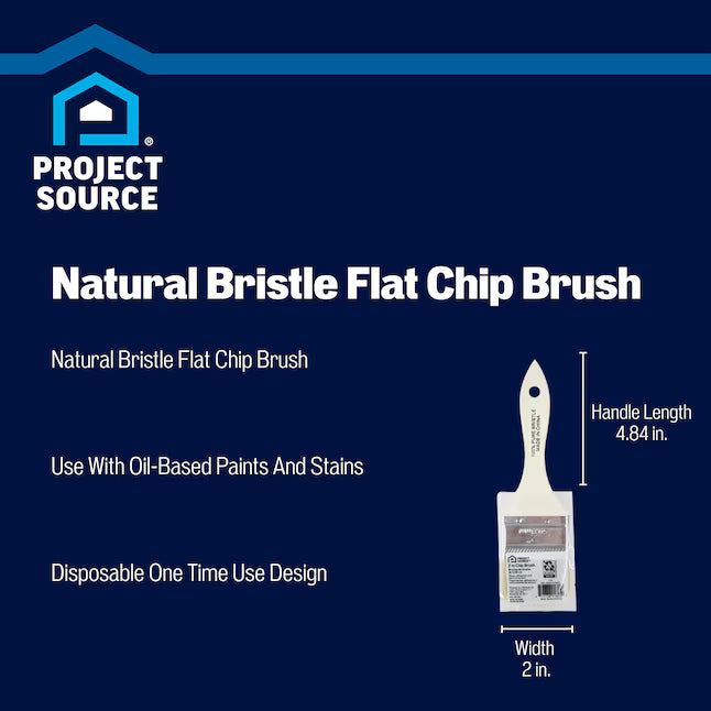 Project Source 2-in Flat Chip Brush