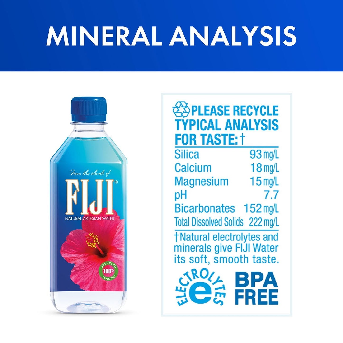 FIJI Natural Artesian Water, 16.9 fl. oz., 24 pk.
