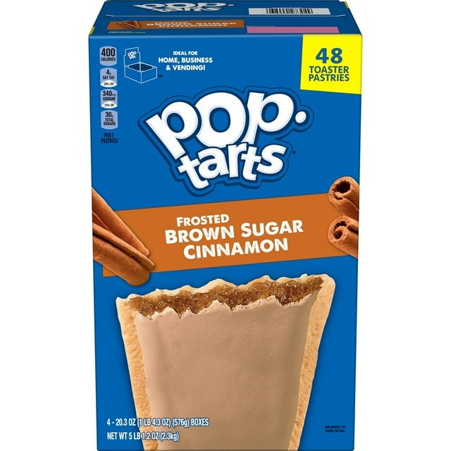 Pop-Tarts Brown Sugar Cinnamon, 48 ct
