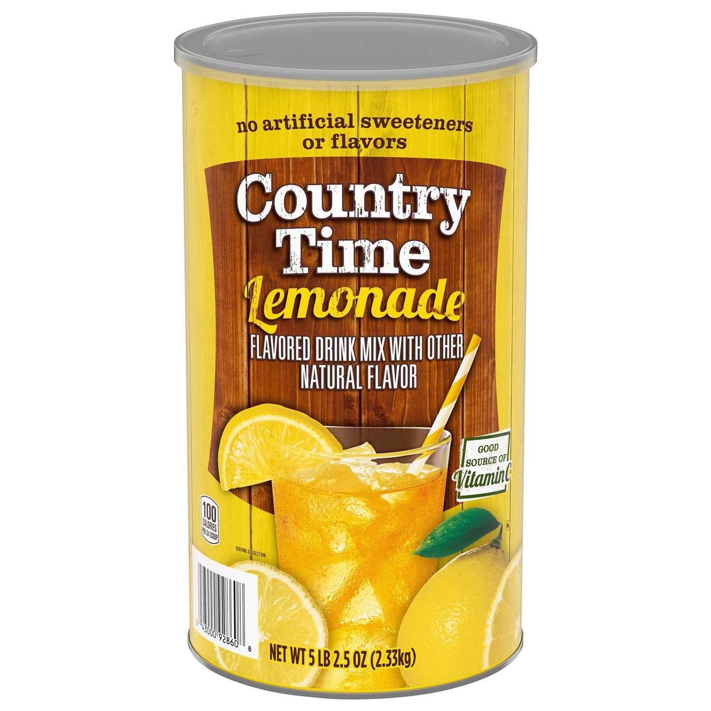 Country Time Naturally Flavored Lemonade Powdered Drink Mix – 82.5 oz Canister