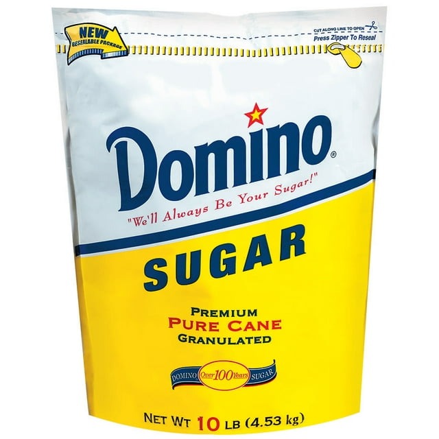 Domino Granulated Sugar – Pure White Sugar for Baking, Cooking & Beverages