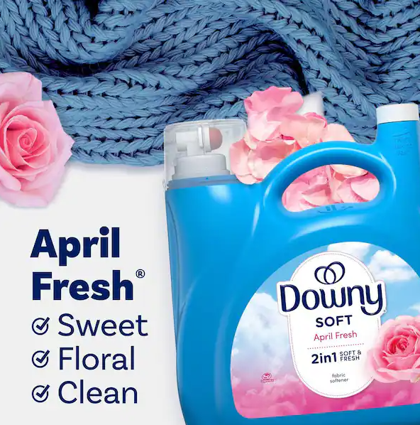 Ultra April Fresh Scent Liquid Fabric Softener, 190-Loads, 140 fl. oz.