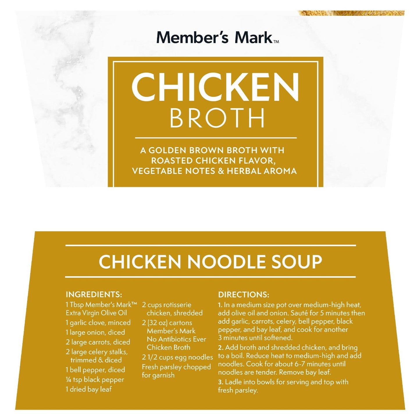 Member's Mark Chicken Broth, 32 oz., 6 pk.