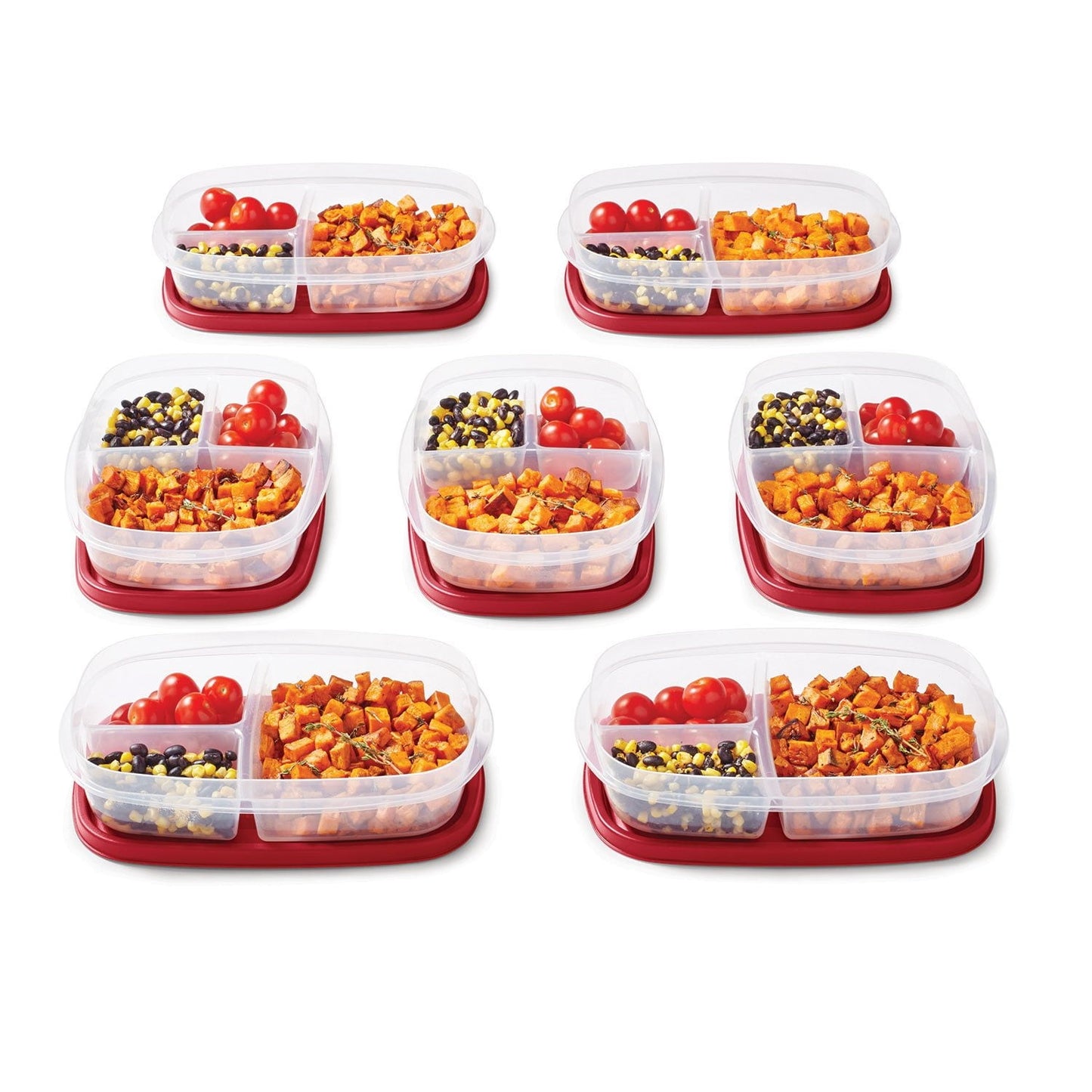 Rubbermaid 14-Piece Easy Find Lids Meal Prep Food Storage Containers