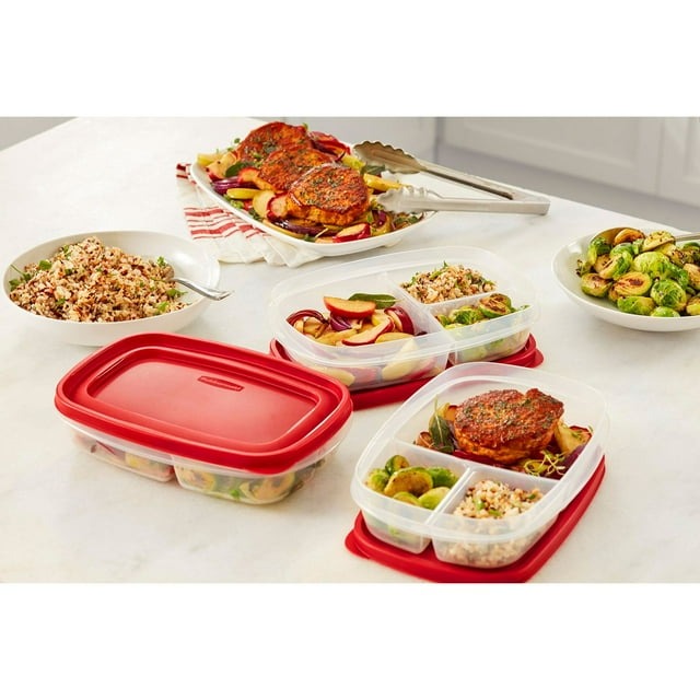 Rubbermaid 14-Piece Easy Find Lids Meal Prep Food Storage Containers