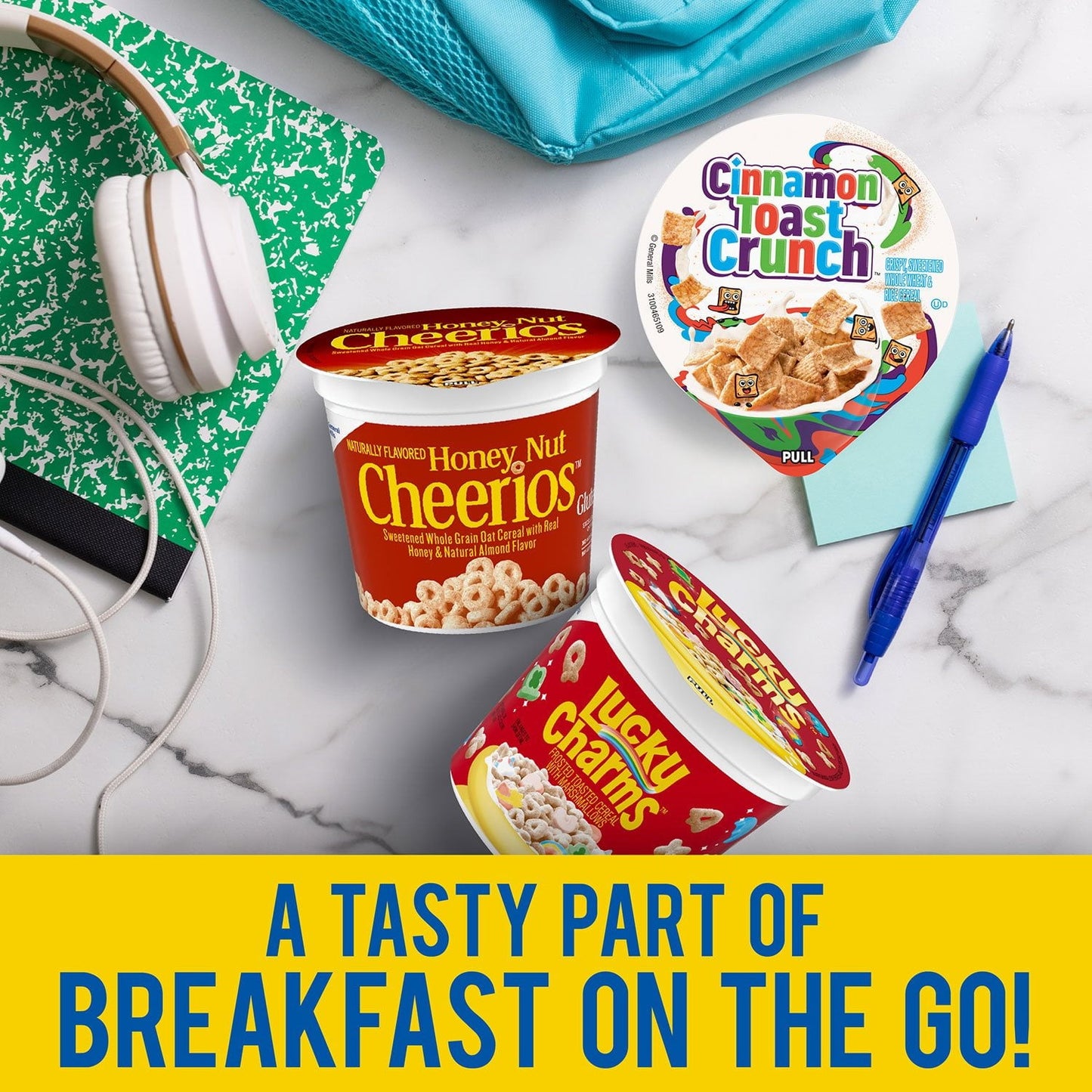 Cereal Cups Variety Pack – 12-Pack Single-Serve Breakfast Cups