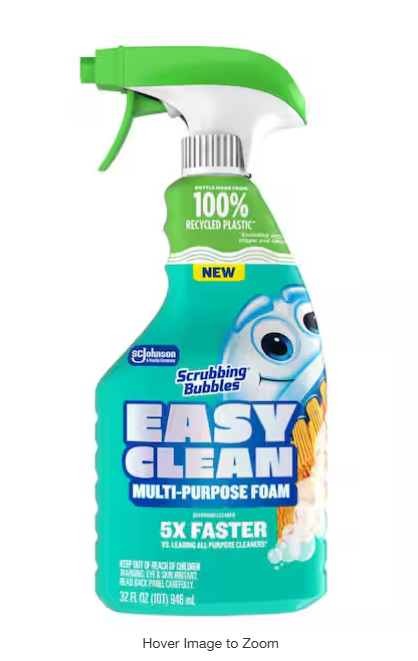 32 fl. oz. Easy Clean Multi-Purpose Foam Bathroom Cleaner (Trigger Spray)