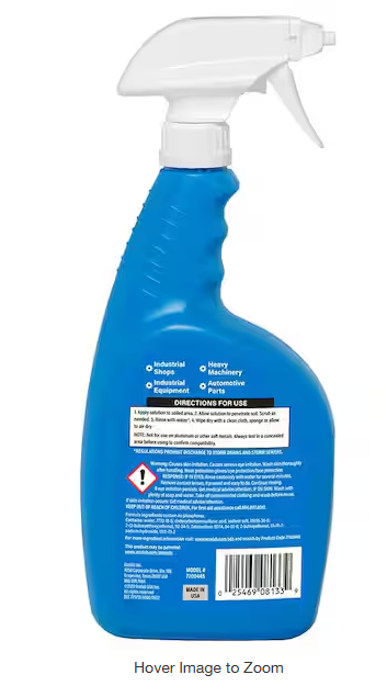 ECOLAB 32 oz. Professional Strength Industrial Degreaser Spray, Attacks Grease, Buildup and Stains