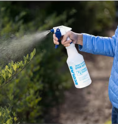 32 oz. Heavy Duty Pro All Purpose Spray Bottle; Refillable Bottle with Adjustable Nozzle