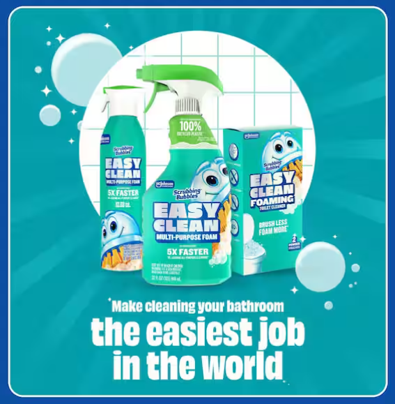 32 fl. oz. Easy Clean Multi-Purpose Foam Bathroom Cleaner (Trigger Spray)