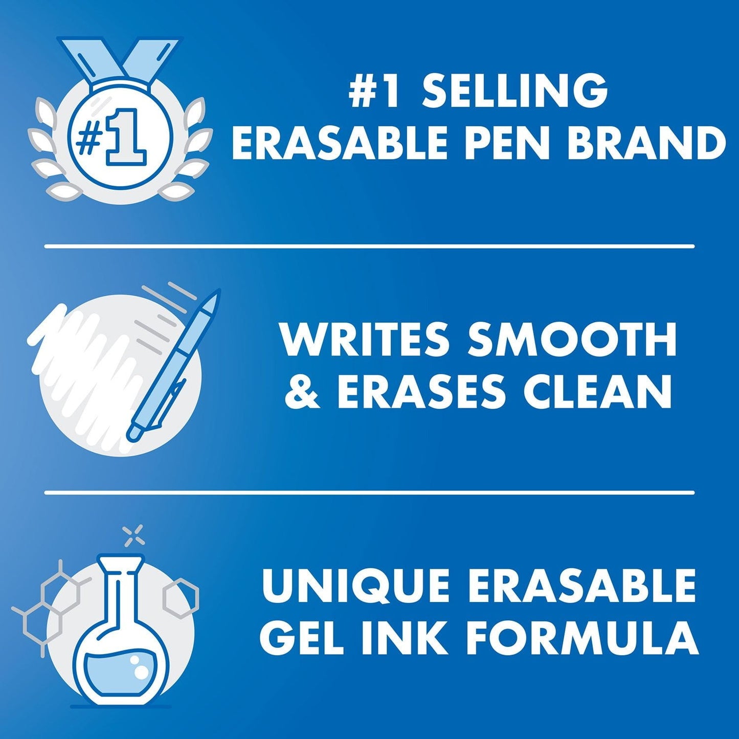 Pilot FriXion Erasable Pens – Thermo-Sensitive Ink Writing Set
