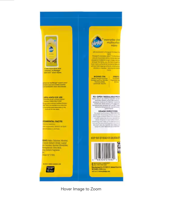 25 Count Multi-Surface Disinfecting Wipes