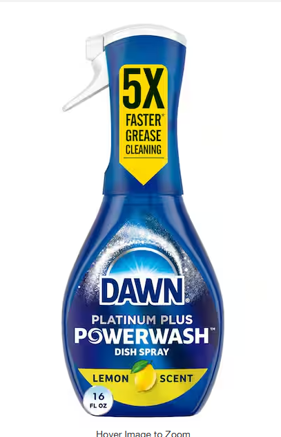 Platinum Plus Powerwash 16 oz. Lemon Scent Liquid Dish Soap