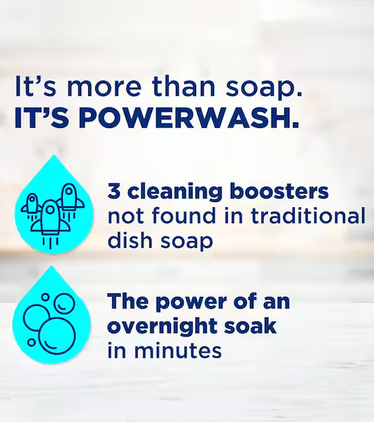 Platinum Plus Powerwash 16 oz. Lemon Scent Liquid Dish Soap