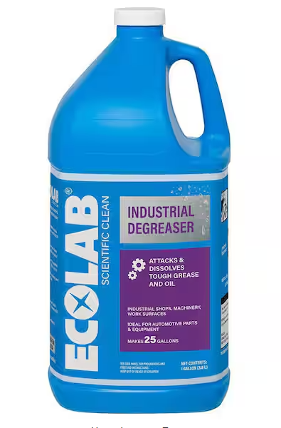 ECOLAB 1 Gal. Professional Strength Industrial Degreaser, Attacks Grease, Buildup and Stains