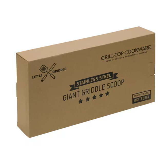 Giant Stainless Griddle Scoop Cooking Accessory