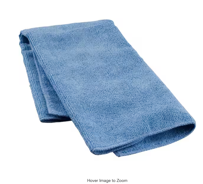 14 in. x 14 in. Microfiber Towels (2 x 24-Pack)